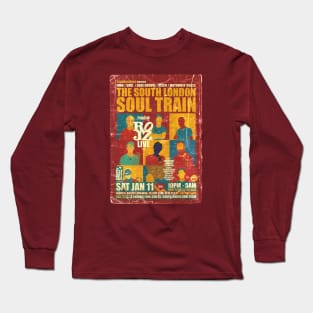 POSTER TOUR - SOUL TRAIN THE SOUTH LONDON 101 Long Sleeve T-Shirt